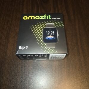 Amazfit Bip 3 Smartwatch - Classic Black